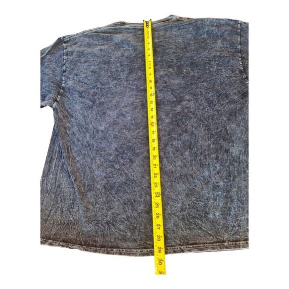 Halloween Let's Get Smashed Pumpkin Long Sleeve Tee Acid Wash Black XXL Unisex - Picture 7 of 11